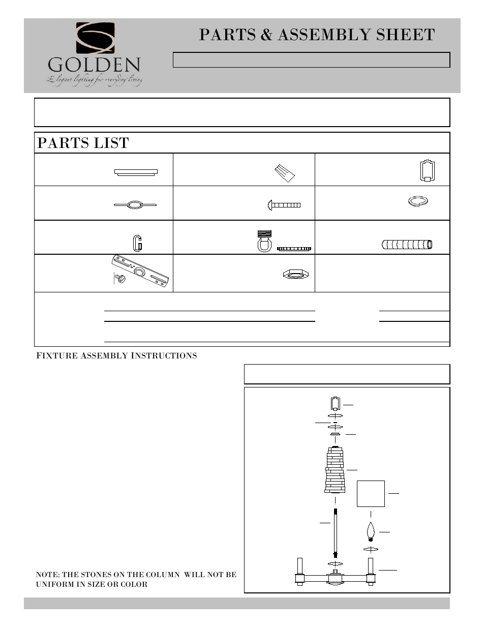 Golden Lighting 1212-M3 AB User Manual | 3 pages