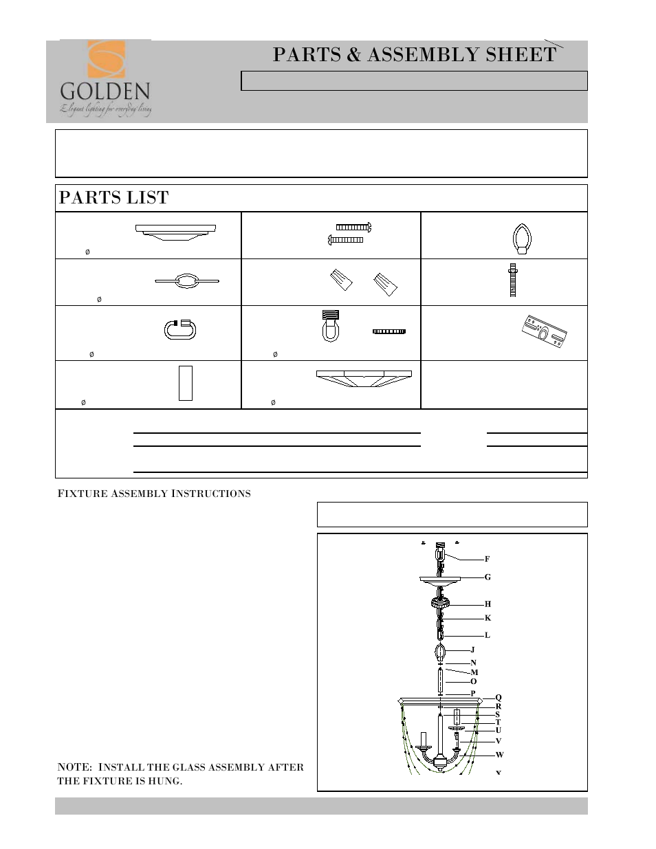 Golden Lighting 1425-3P WG User Manual | 3 pages