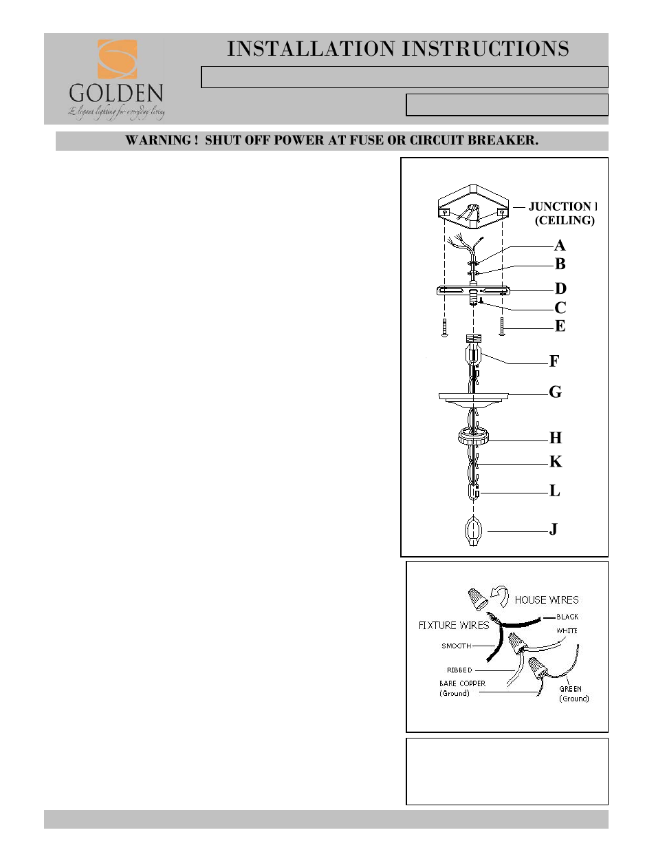 1425-chand-i (2), Installation instructions | Golden Lighting 1425-5 WG User Manual | Page 3 / 3