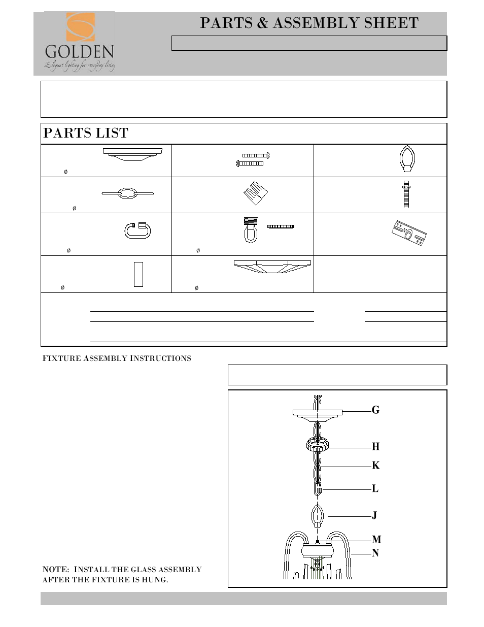 Golden Lighting 1425-9 WG User Manual | 3 pages