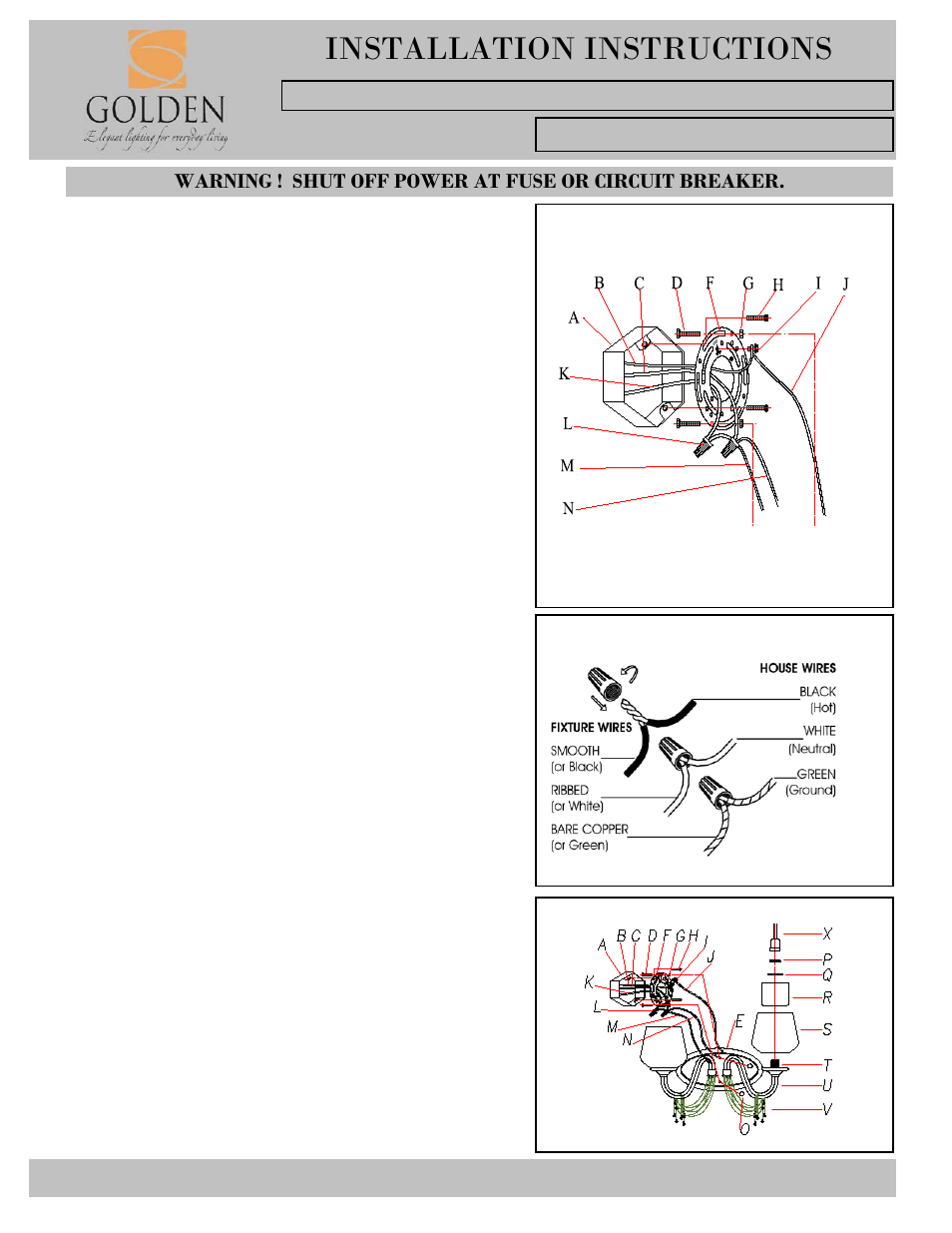 1425-ba2-i, Installation instructions | Golden Lighting 1425-BA2 WG User Manual | Page 3 / 3