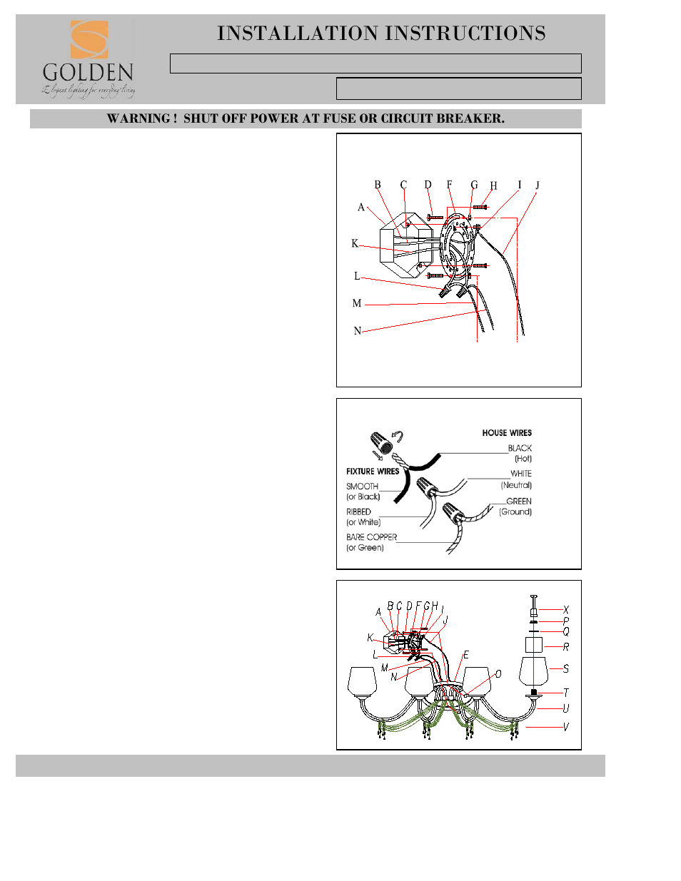 1425-ba4-i, Installation instructions | Golden Lighting 1425-BA4 WG User Manual | Page 3 / 3