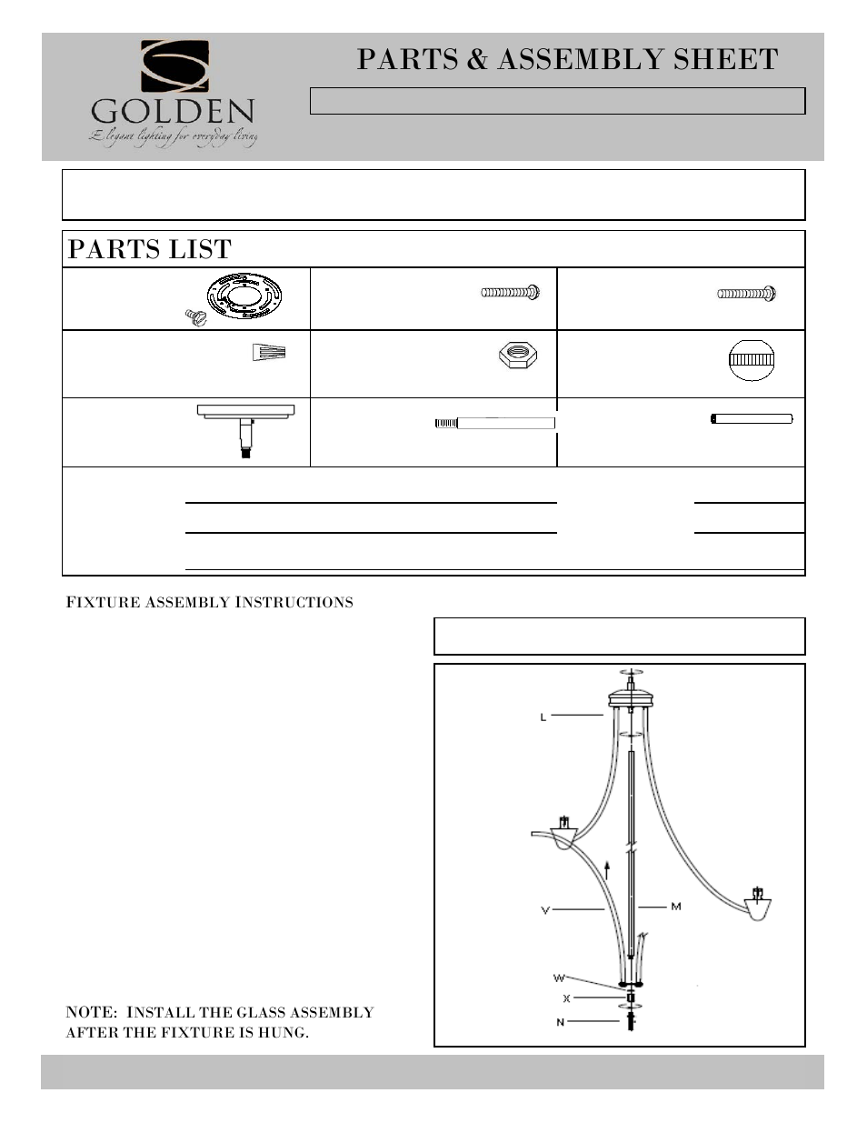 Golden Lighting 1648-9 BUS User Manual | 3 pages