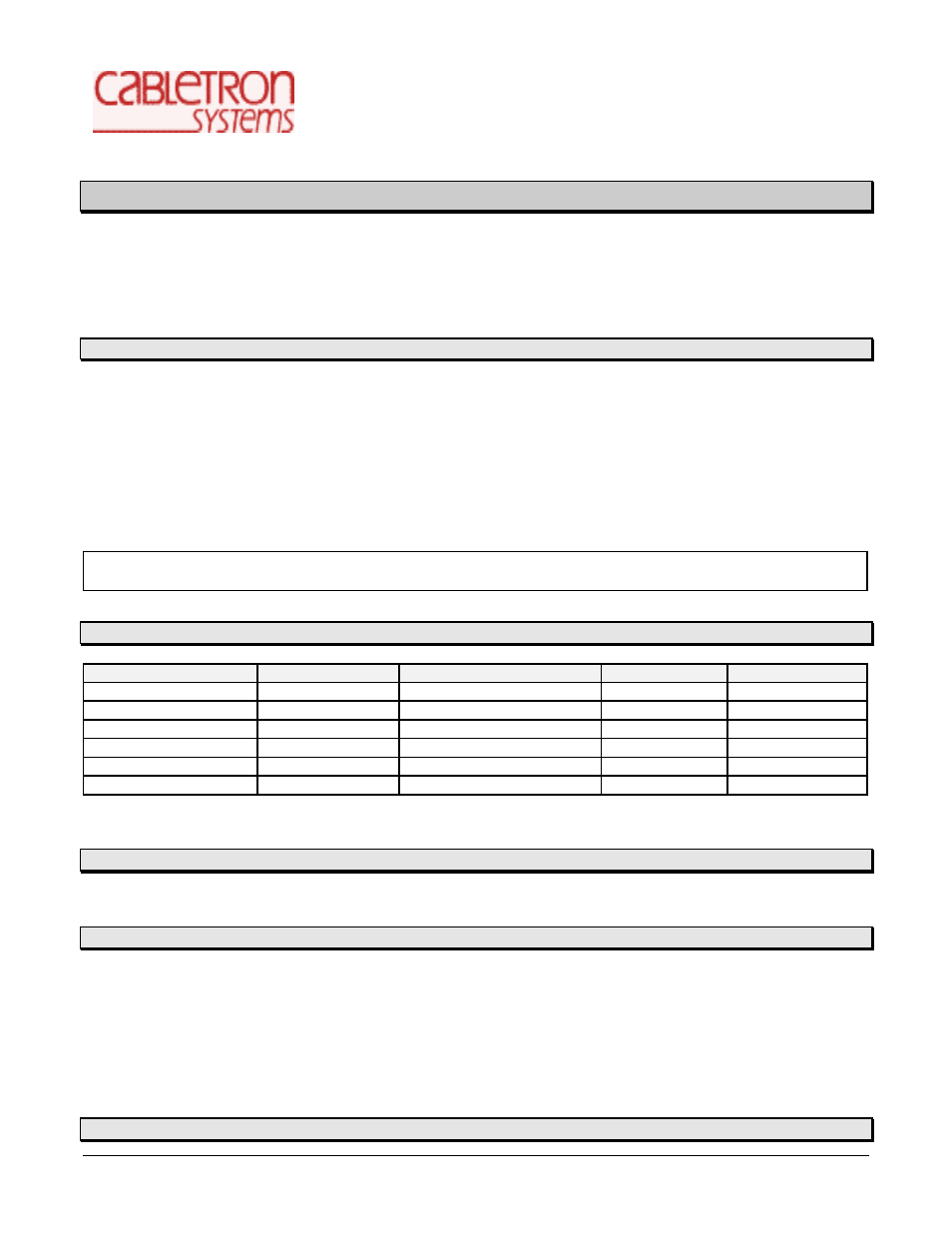 Cabletron Systems SmartSTACK ELS100-24TX User Manual | 7 pages