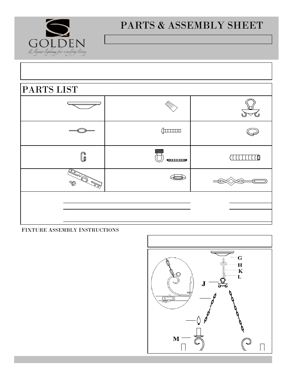 Golden Lighting 1821-9 BI User Manual | 3 pages