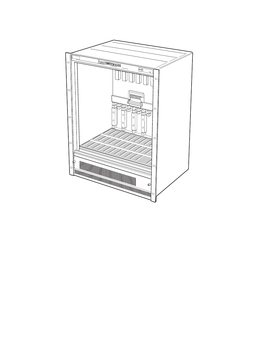 Figure 2-1, Smartswitch 6500 chassis -2, Ee figure 2-1) | Cabletron Systems 6500 User Manual | Page 22 / 150