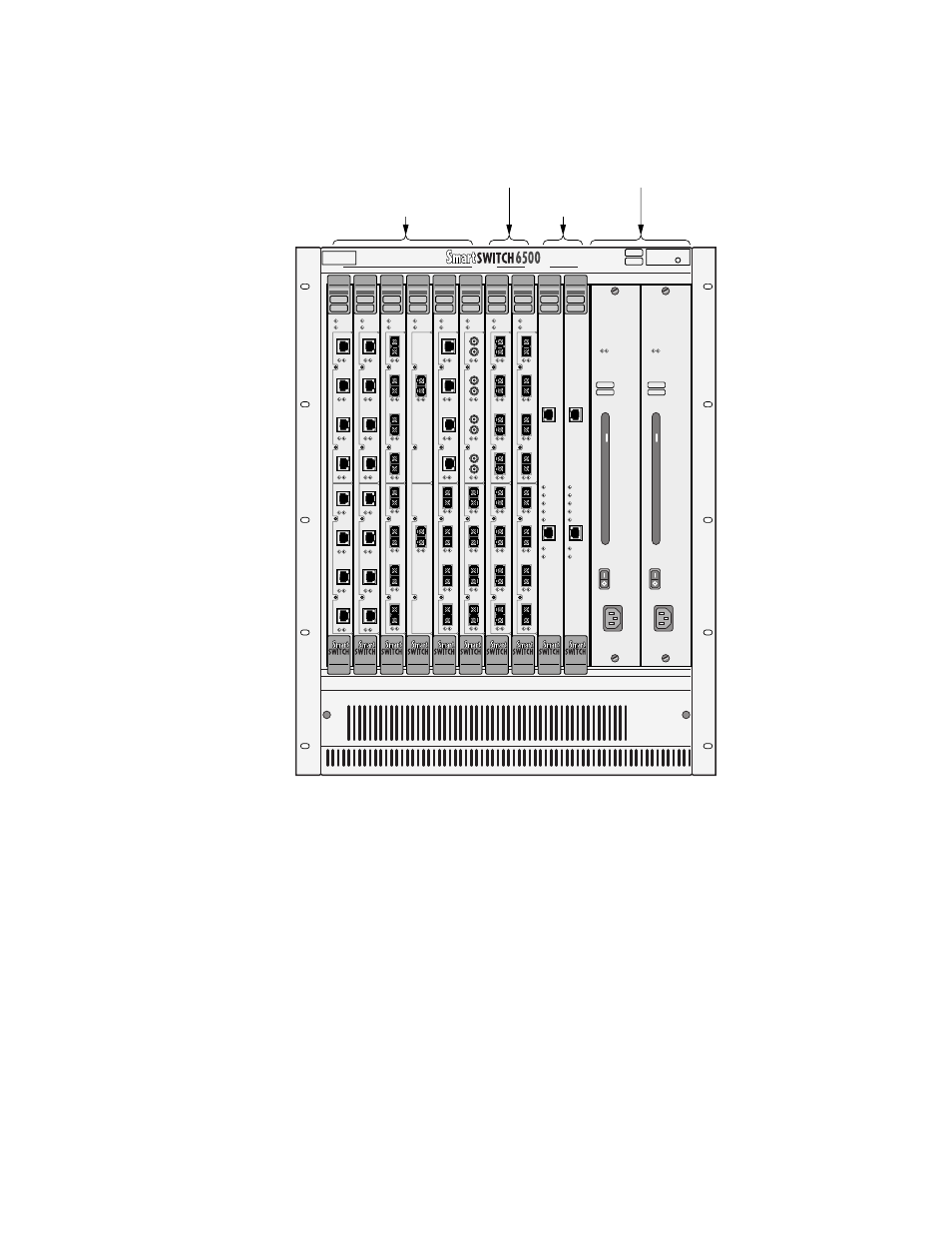 3 installing the csm, Installing the csm -7, Figure 2-4 | Close the ejectors. the installation is complete | Cabletron Systems 6500 User Manual | Page 27 / 150