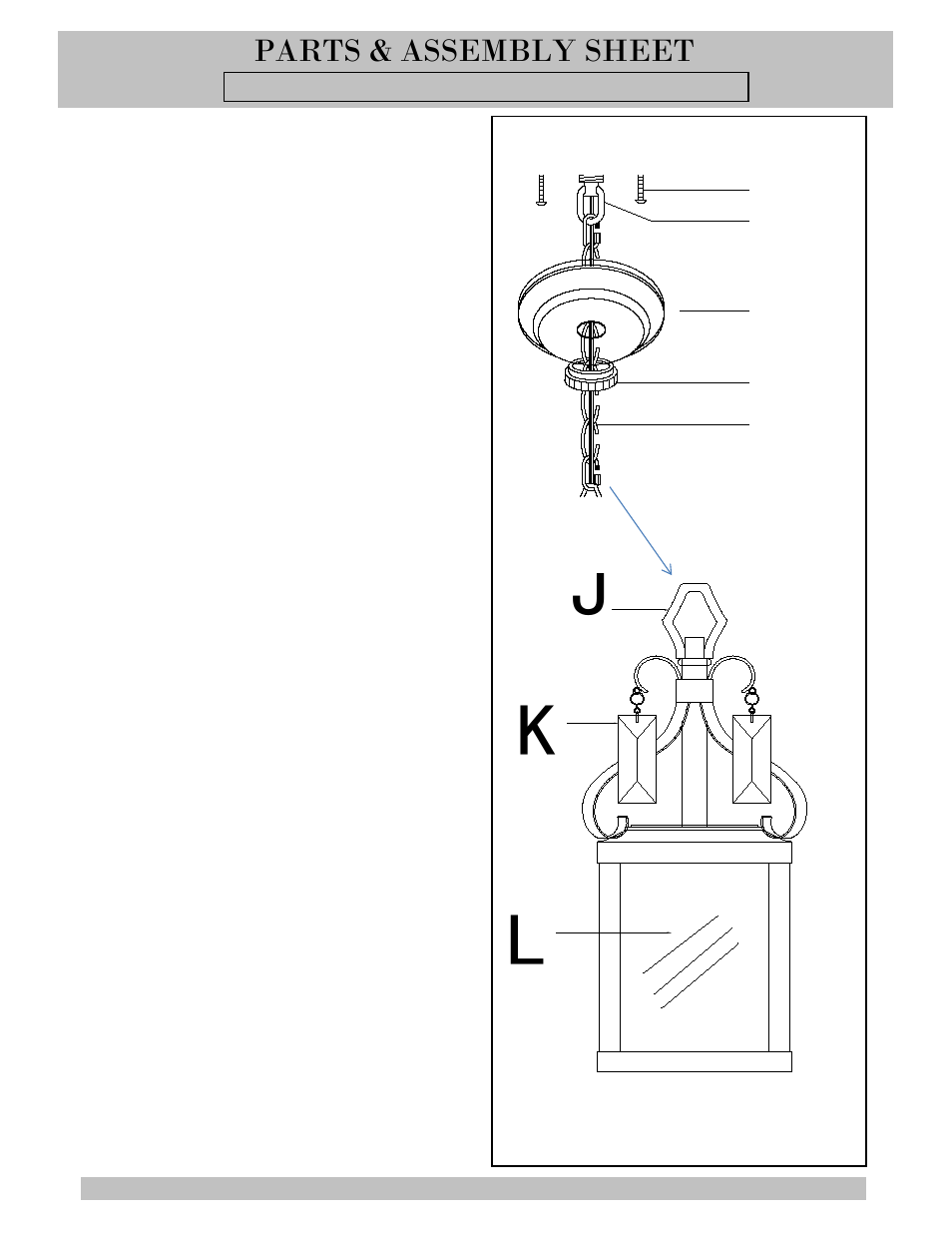Jk l | Golden Lighting 2049-M1L FB User Manual | Page 2 / 3
