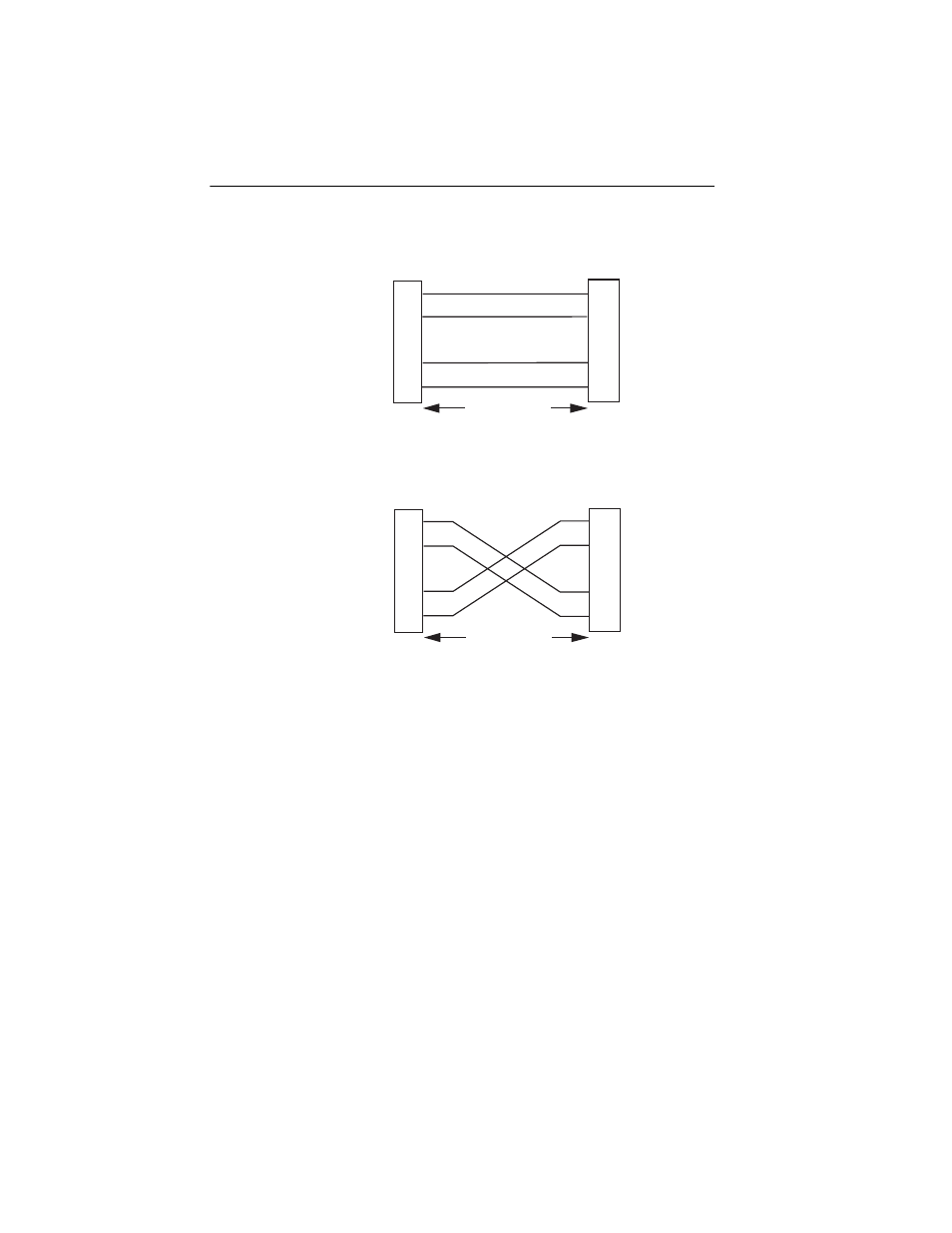 Twisted pair cabling -12, Straight-through cable crossover cable | Cabletron Systems Expansion module DELHE-UA User Manual | Page 36 / 50