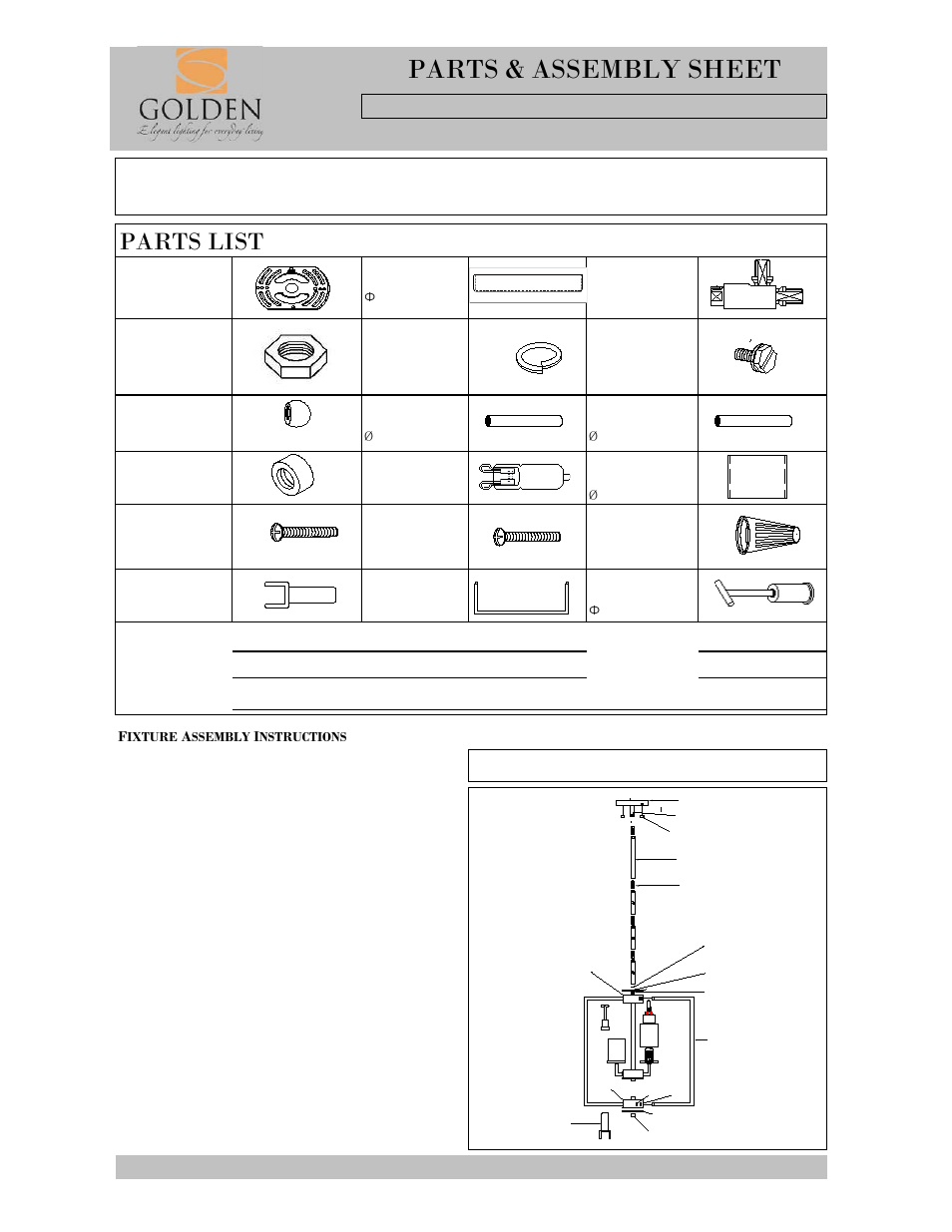 Golden Lighting 2081-3P CH User Manual | 2 pages