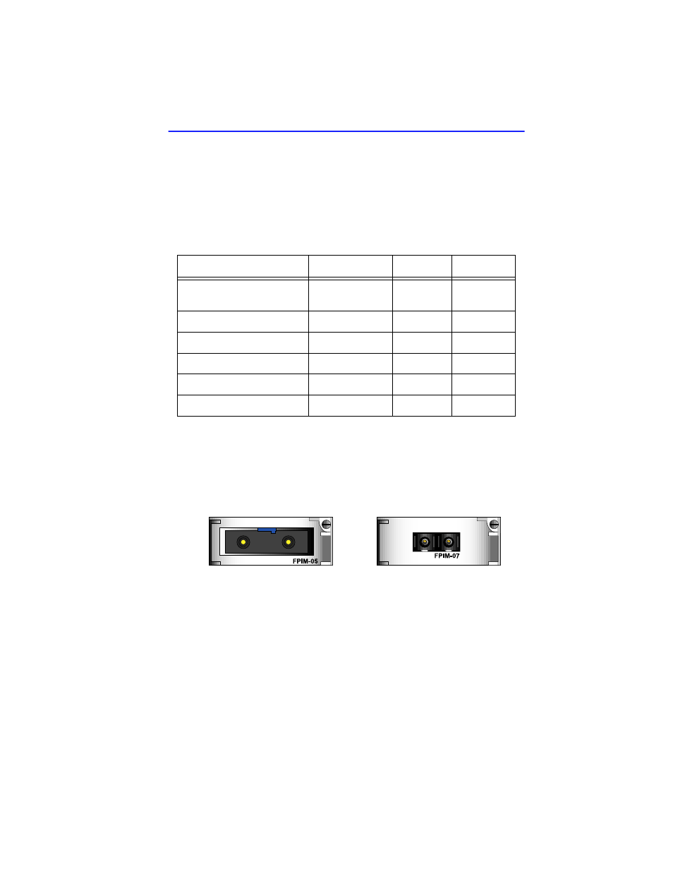 A.3 fpim-05 and fpim-07 | Cabletron Systems HSIM-F6 User Manual | Page 73 / 74