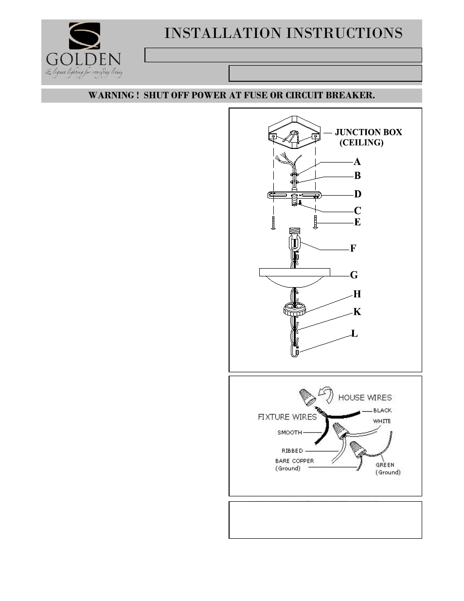 3281-chand-i, Installation instructions | Golden Lighting 3281-5 BI User Manual | Page 3 / 3