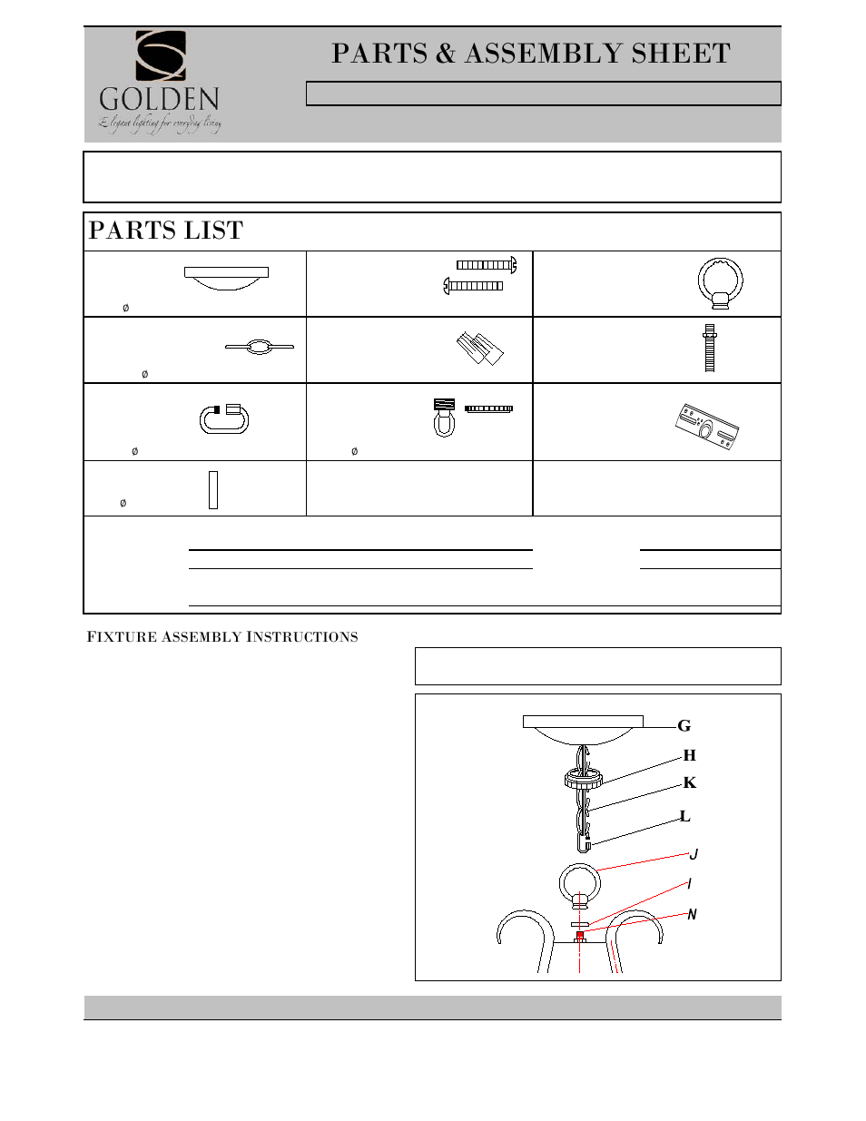 Golden Lighting 3281-9 BI User Manual | 3 pages