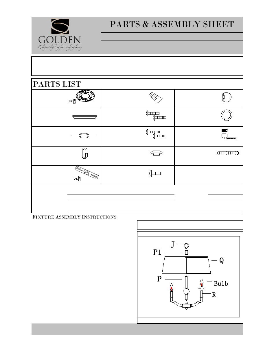 Golden Lighting 3500-SF AB User Manual | 4 pages
