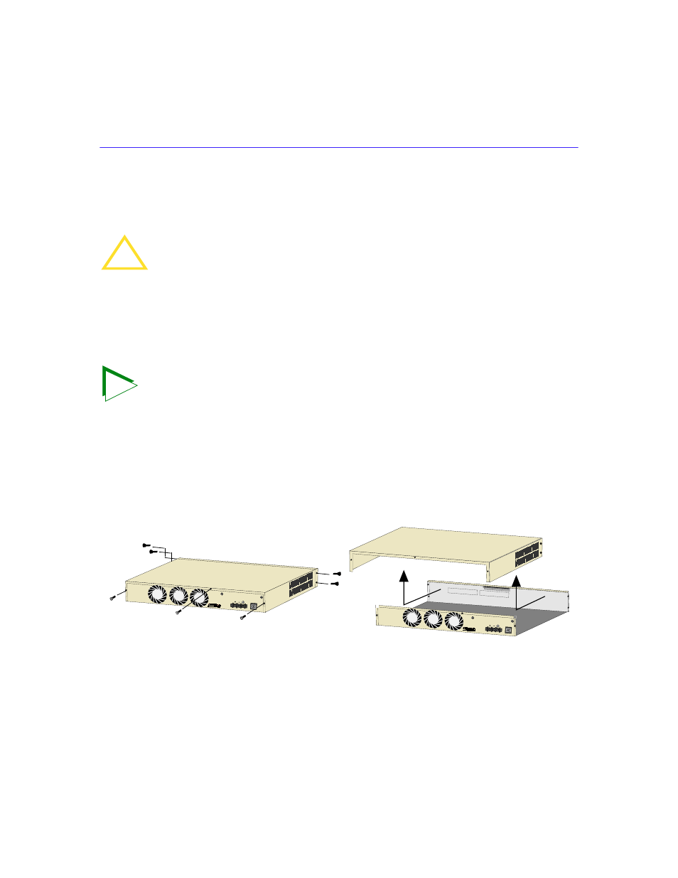 Removing the csx400-dc cover, Figure 12 | Cabletron Systems Cabletron CyberSWITCH CSX400 User Manual | Page 73 / 275