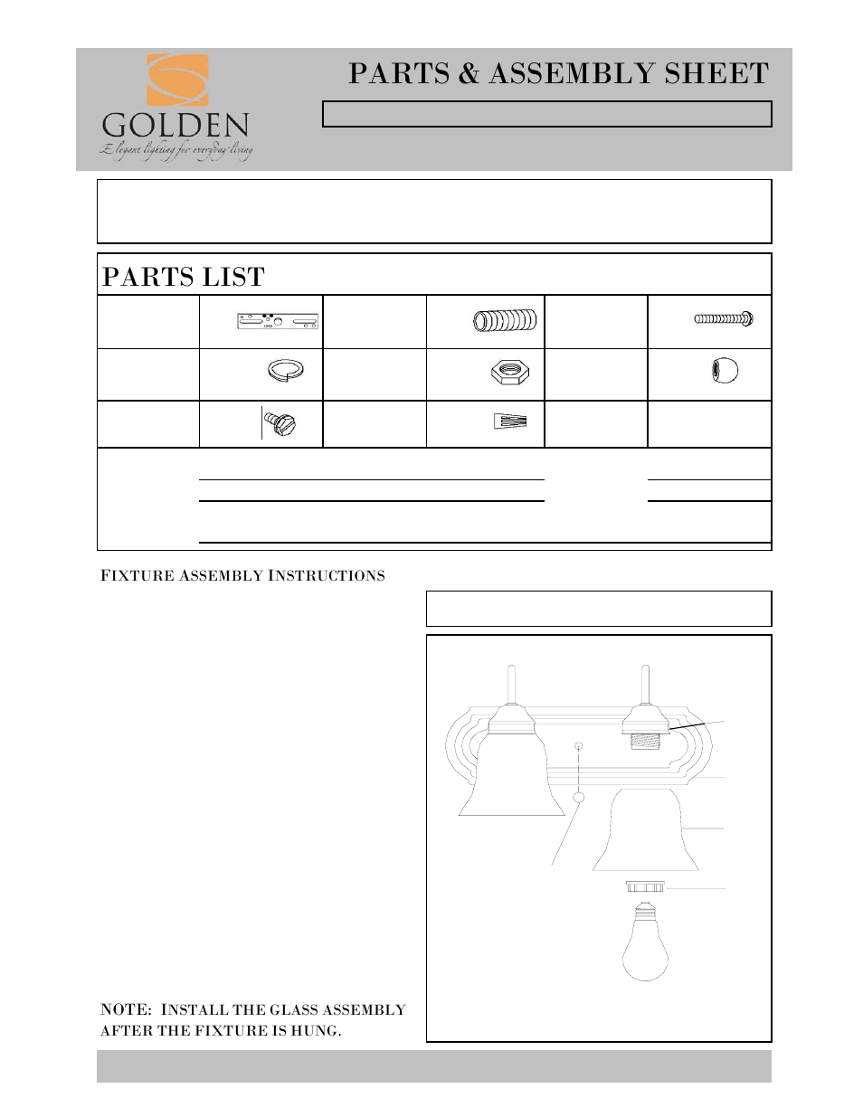 Golden Lighting 5221-2 RBZ-TEA User Manual | 2 pages