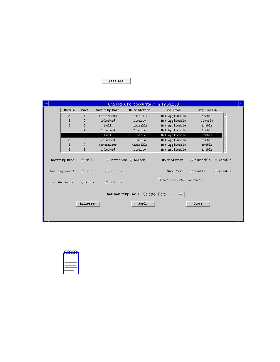 Port-level security and traps, Port-level security and traps -17 | Cabletron Systems EMM-E6 User Manual | Page 103 / 118