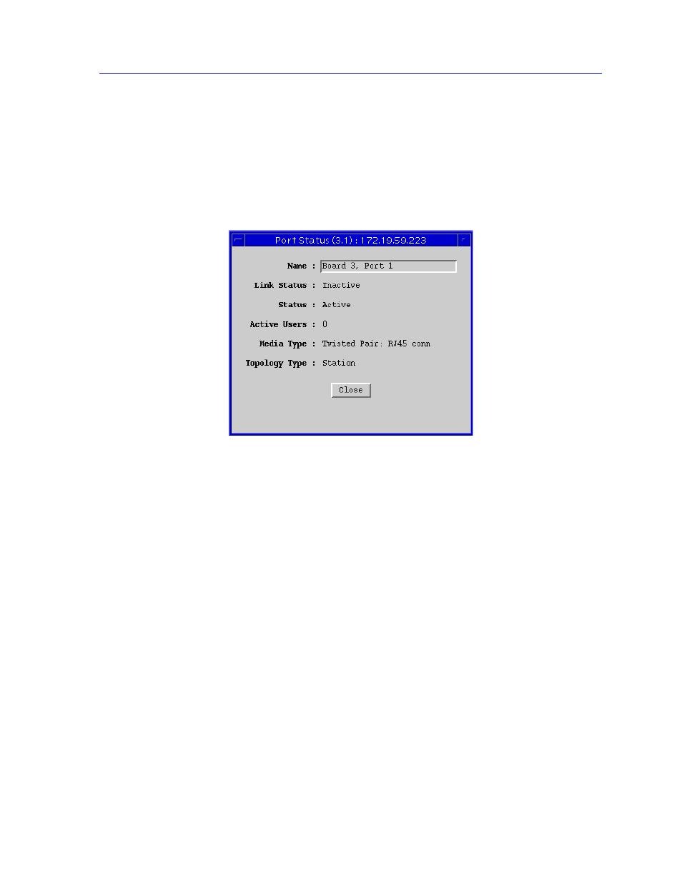 Checking port status, Checking port status -17 | Cabletron Systems EMM-E6 User Manual | Page 33 / 118