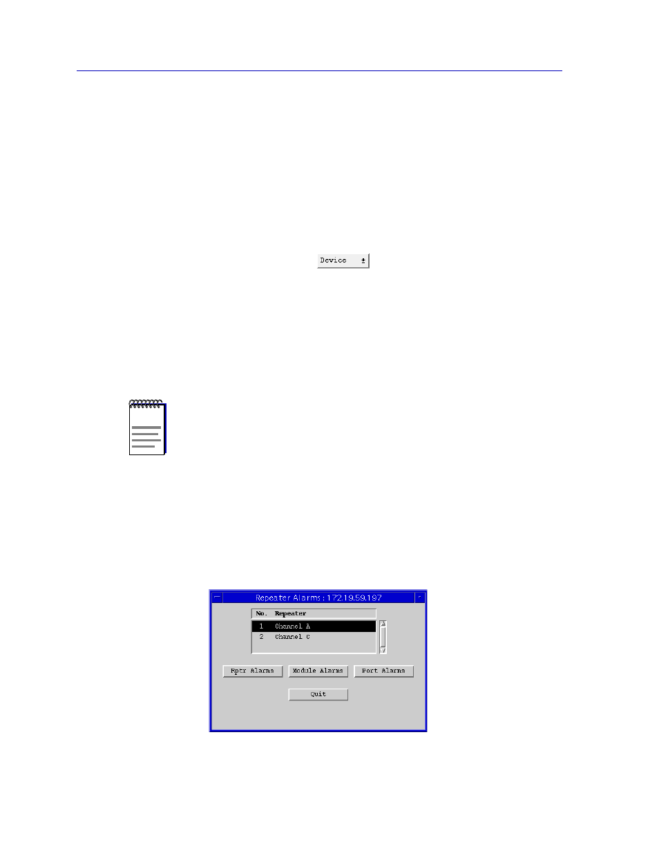 Using alarm configuration, Using alarm configuration -2 | Cabletron Systems EMM-E6 User Manual | Page 52 / 118