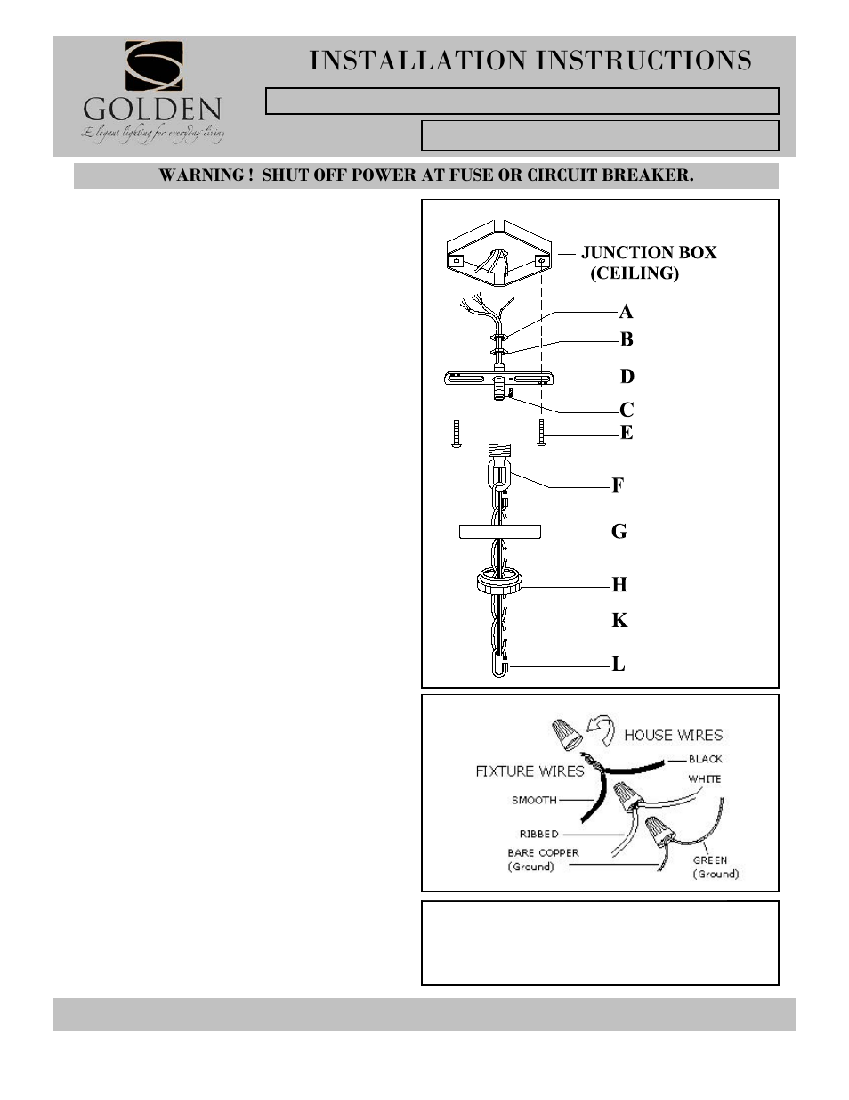 6068-chand-i, Installation instructions | Golden Lighting 6068-5 GMT User Manual | Page 3 / 3