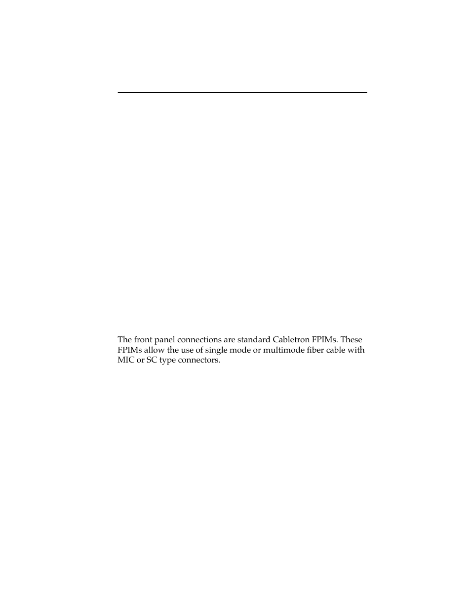 2 7c03 mmac smartswitch, the 7c04 workgroup 1, 3 features, 1 fpims | 2 lanview leds, Features -3 1.3.1, Fpims -3, Lanview leds -3 | Cabletron Systems FDDI User Manual | Page 11 / 32