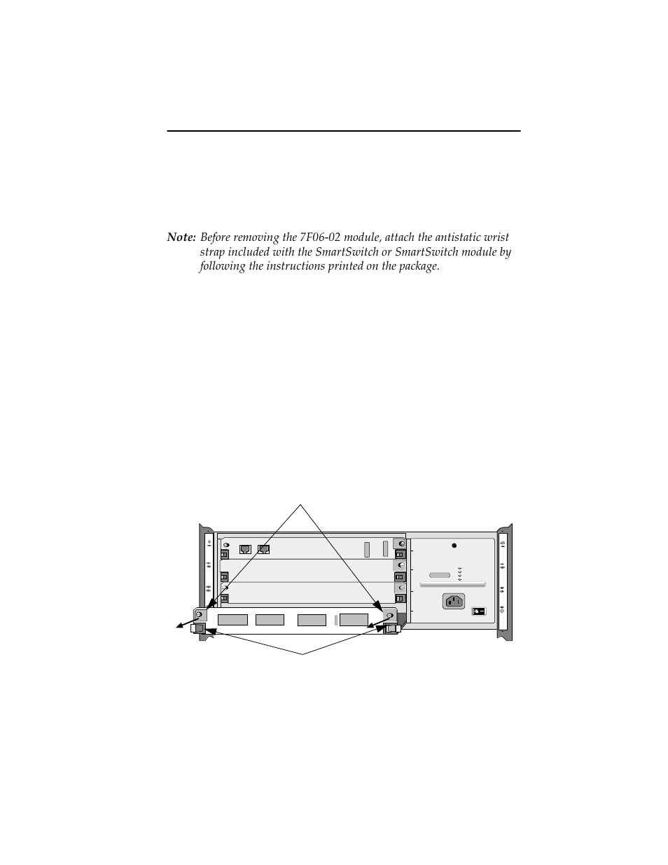 4 removing the 7f06-02 from the 7c04 or 7c04-r | Cabletron Systems FDDI User Manual | Page 25 / 32