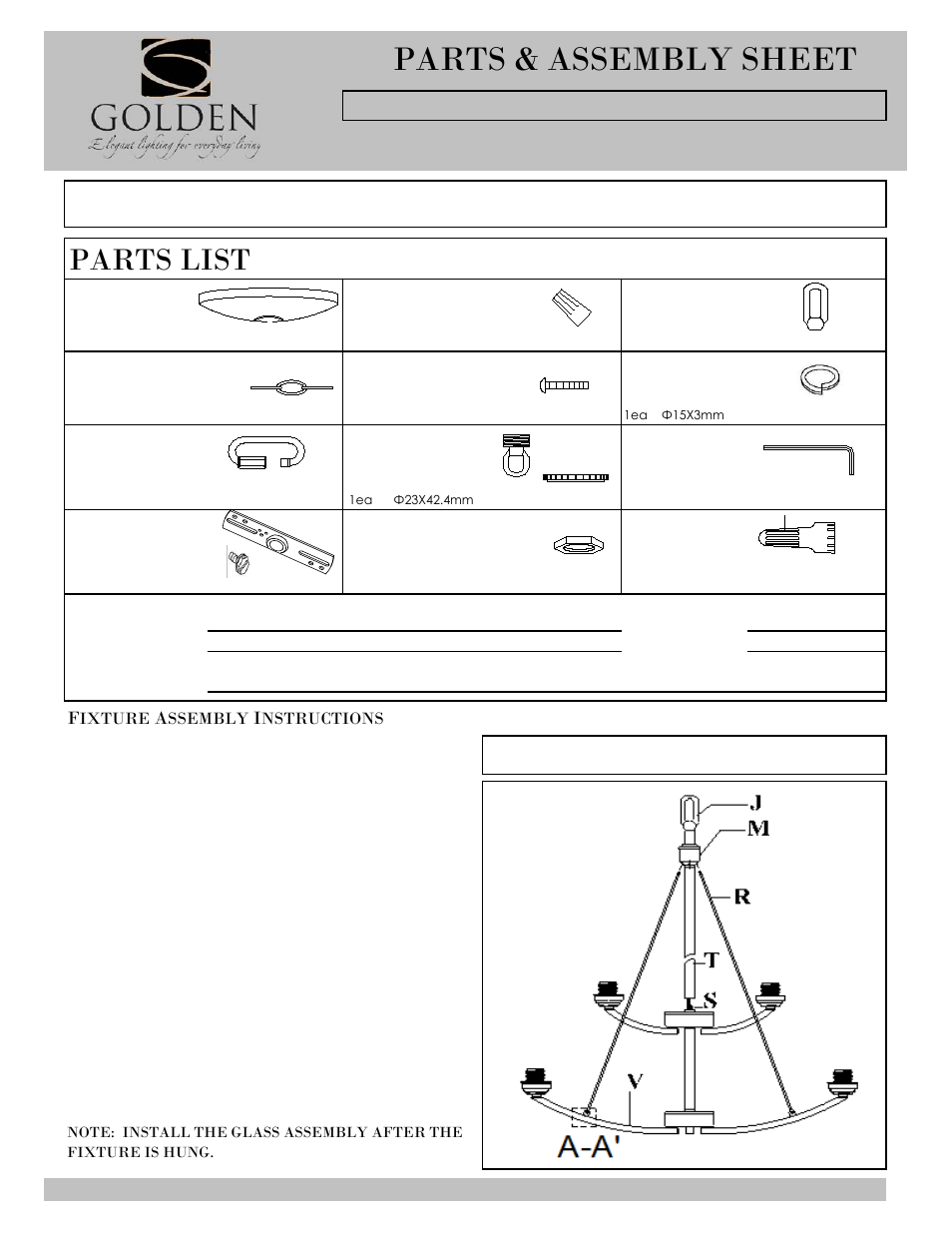 Golden Lighting 7158-9 PW/RBZ User Manual | 3 pages