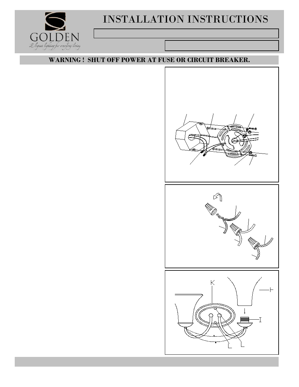 Golden Lighting 7644-BA2 GA User Manual | 2 pages