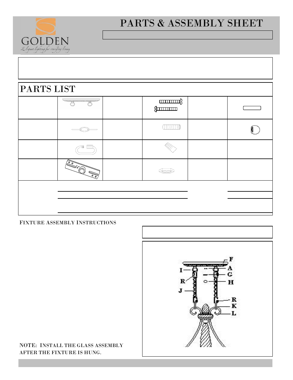 Golden Lighting 8063-10 BUS User Manual | 4 pages