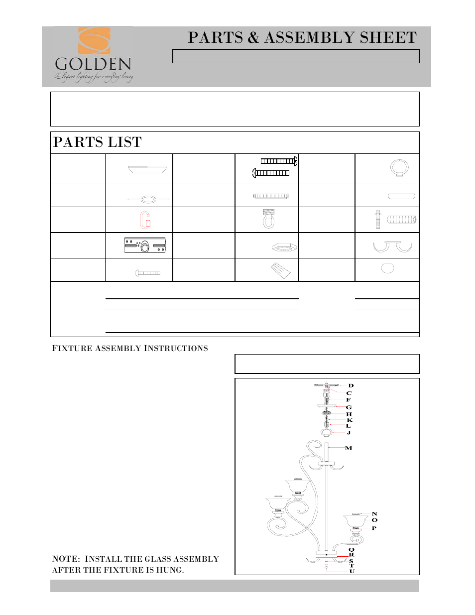 Golden Lighting 8063-363 BUS User Manual | 3 pages