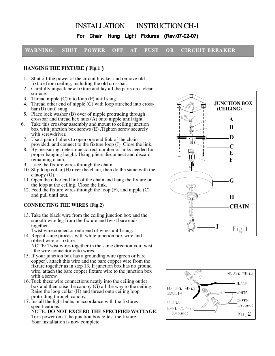 Golden Lighting 8063-3P BUS User Manual | 2 pages