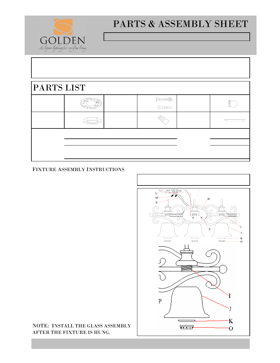 Golden Lighting 8063-BA3 BUS User Manual | 2 pages