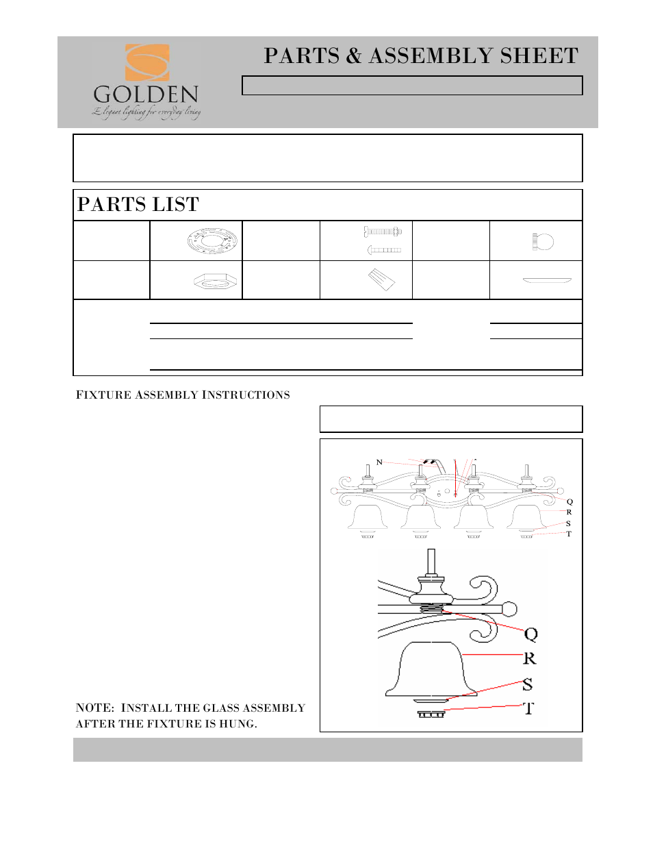 Golden Lighting 8063-BA4 BUS User Manual | 2 pages