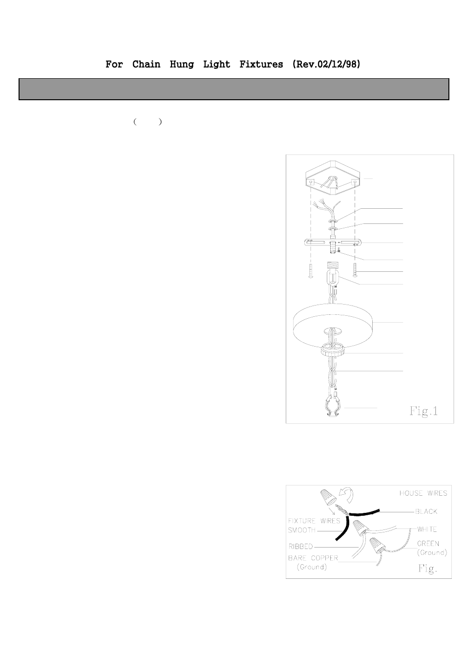 Installation instruction ch-1 | Golden Lighting 8063-NK1 BUS User Manual | Page 2 / 2