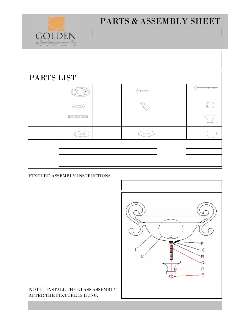 Golden Lighting 8063-WSC BUS User Manual | 2 pages