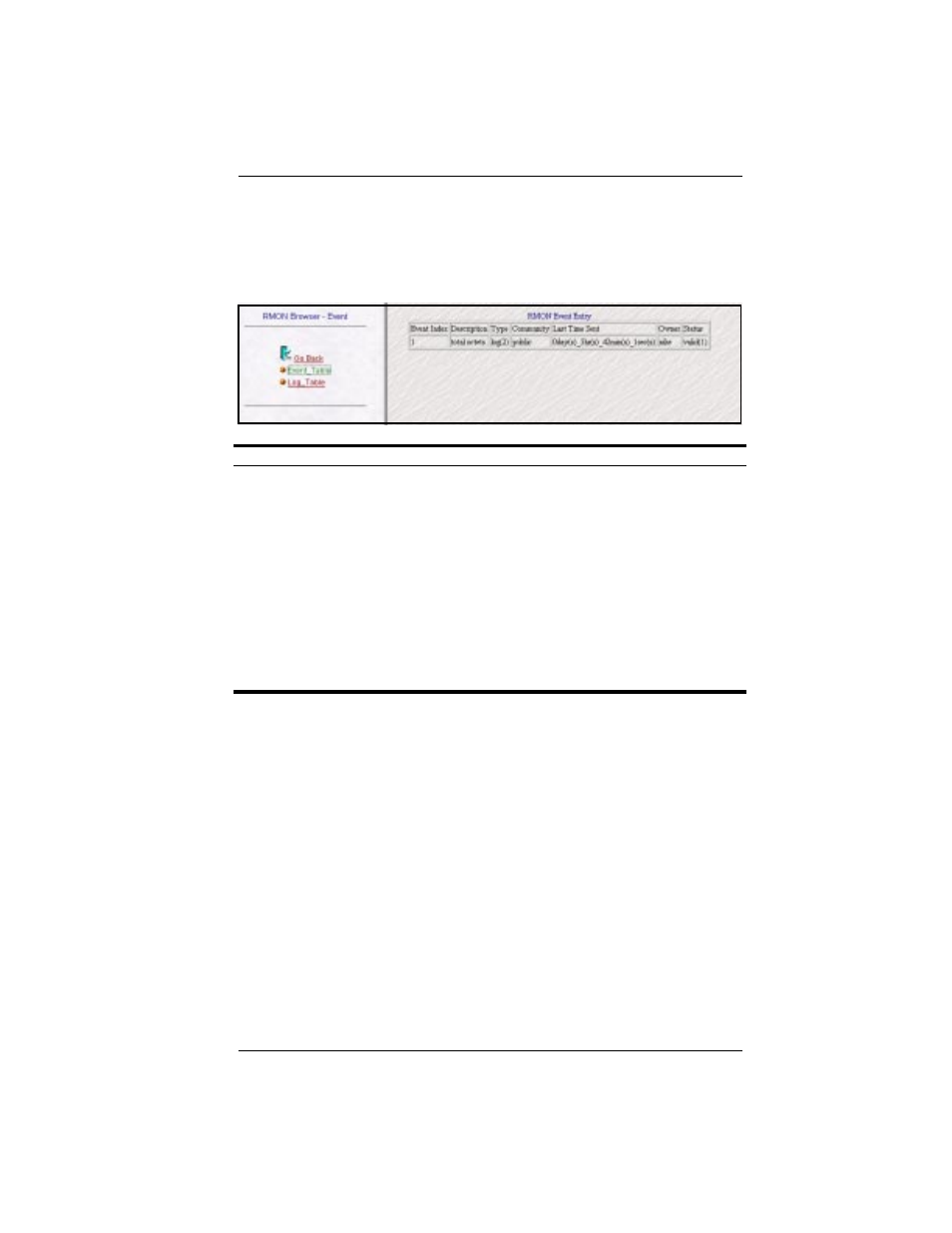 Event table | Cabletron Systems SmartSTACK ELH100 User Manual | Page 103 / 122