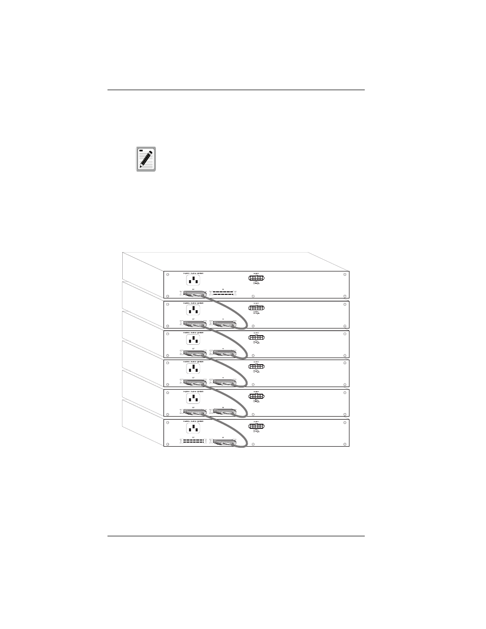 Connecting hubs to the stack’s backplane | Cabletron Systems SmartSTACK ELH100 User Manual | Page 34 / 122