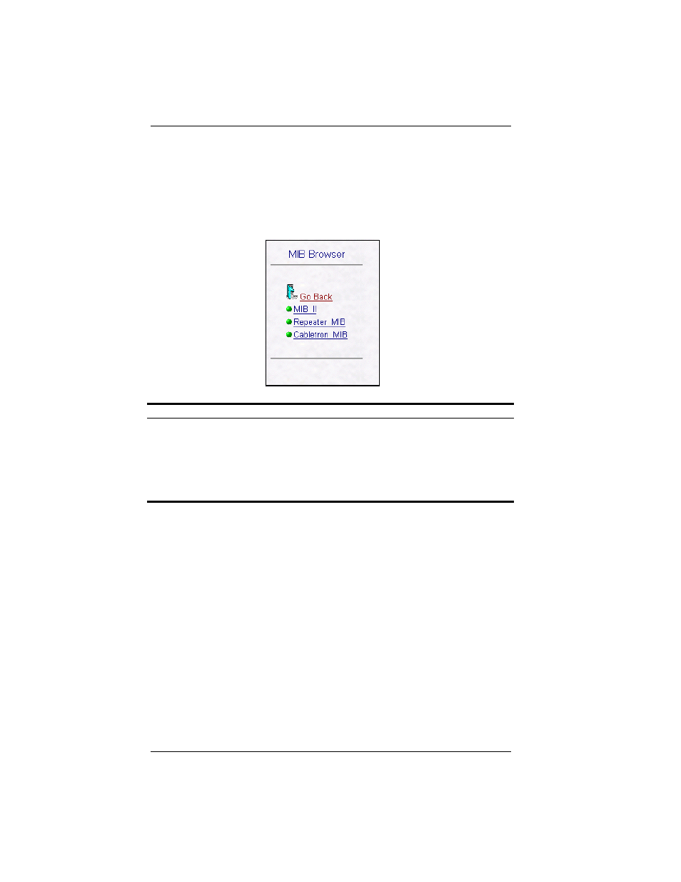 Mib browser | Cabletron Systems SmartSTACK ELH100 User Manual | Page 90 / 122