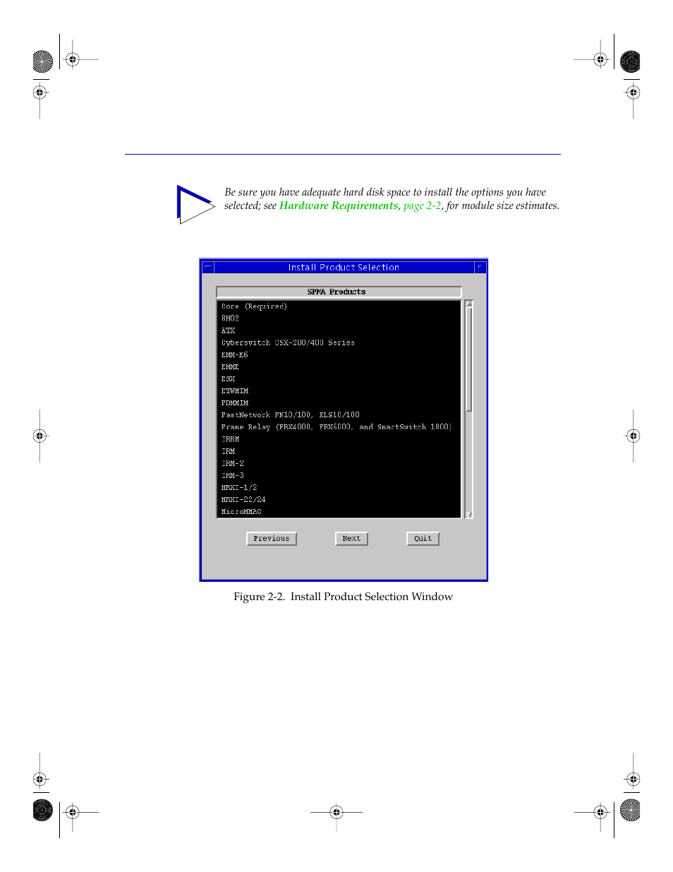 Figure 2-2, Will appear | Cabletron Systems Network Router User Manual | Page 27 / 100