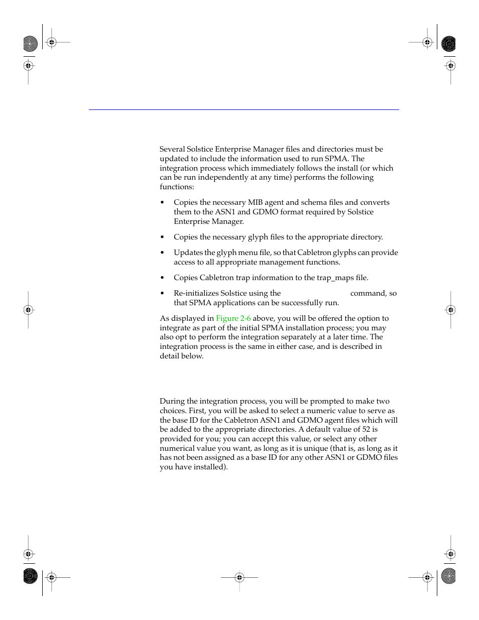 Integrating spma with solstice enterprise manager, Choices to make during integration, Choices to make during integration -13 | Cabletron Systems Network Router User Manual | Page 31 / 100
