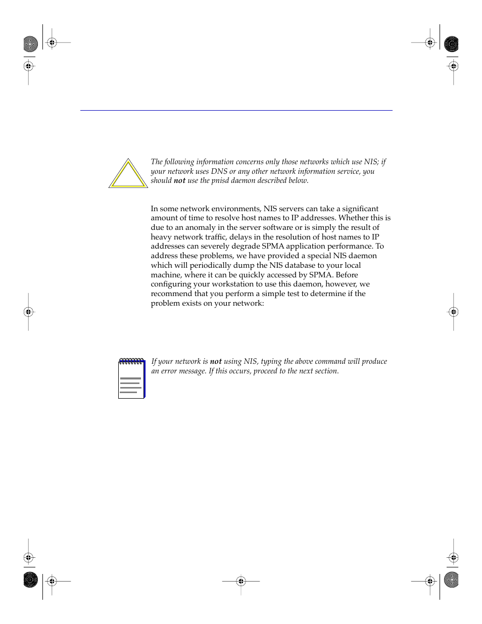 Testing for and correcting potential nis problems | Cabletron Systems Network Router User Manual | Page 36 / 100