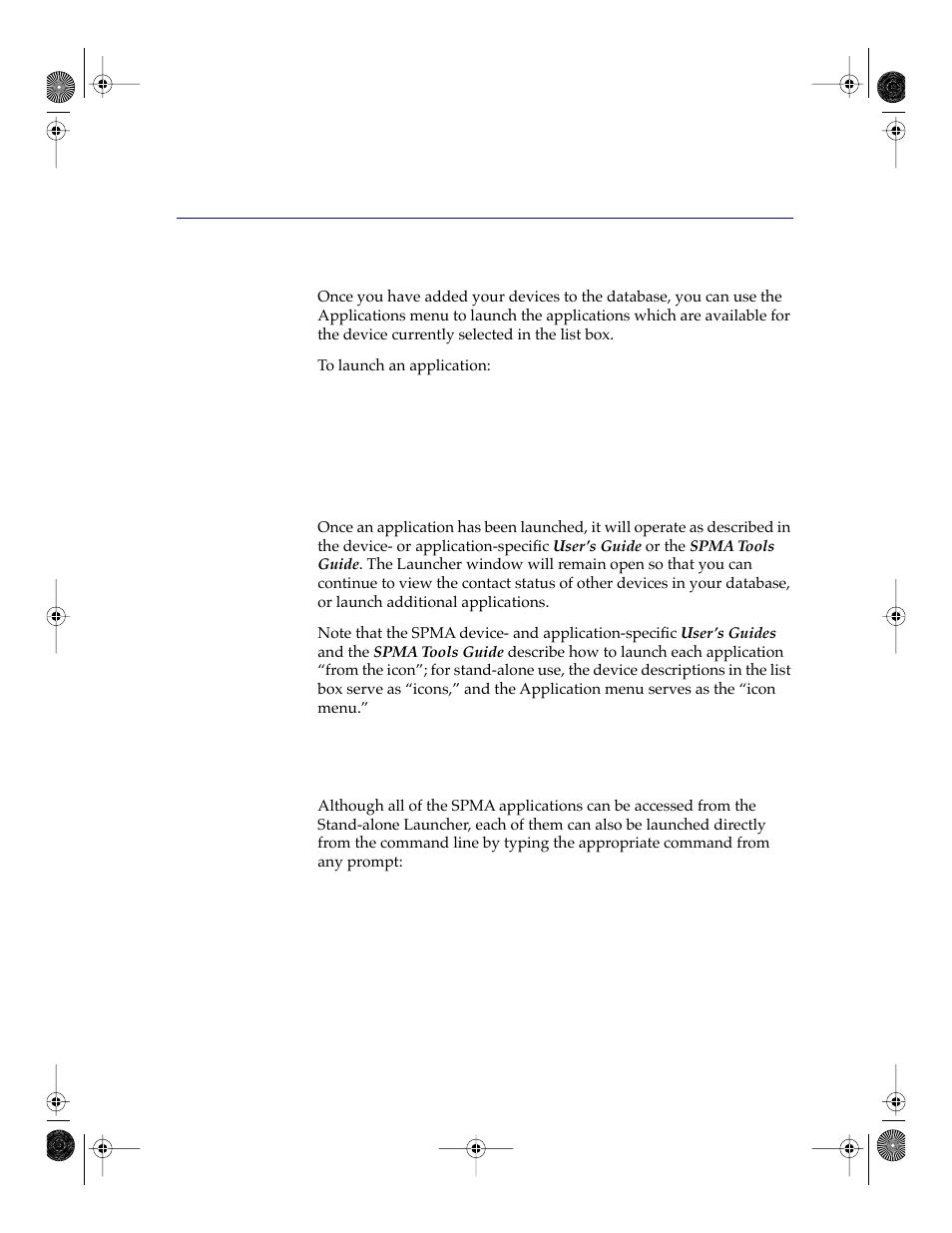 Launching applications, Launching applications from the command line, Launching applications -25 | Launching applications from the command line -25 | Cabletron Systems Network Router User Manual | Page 79 / 100