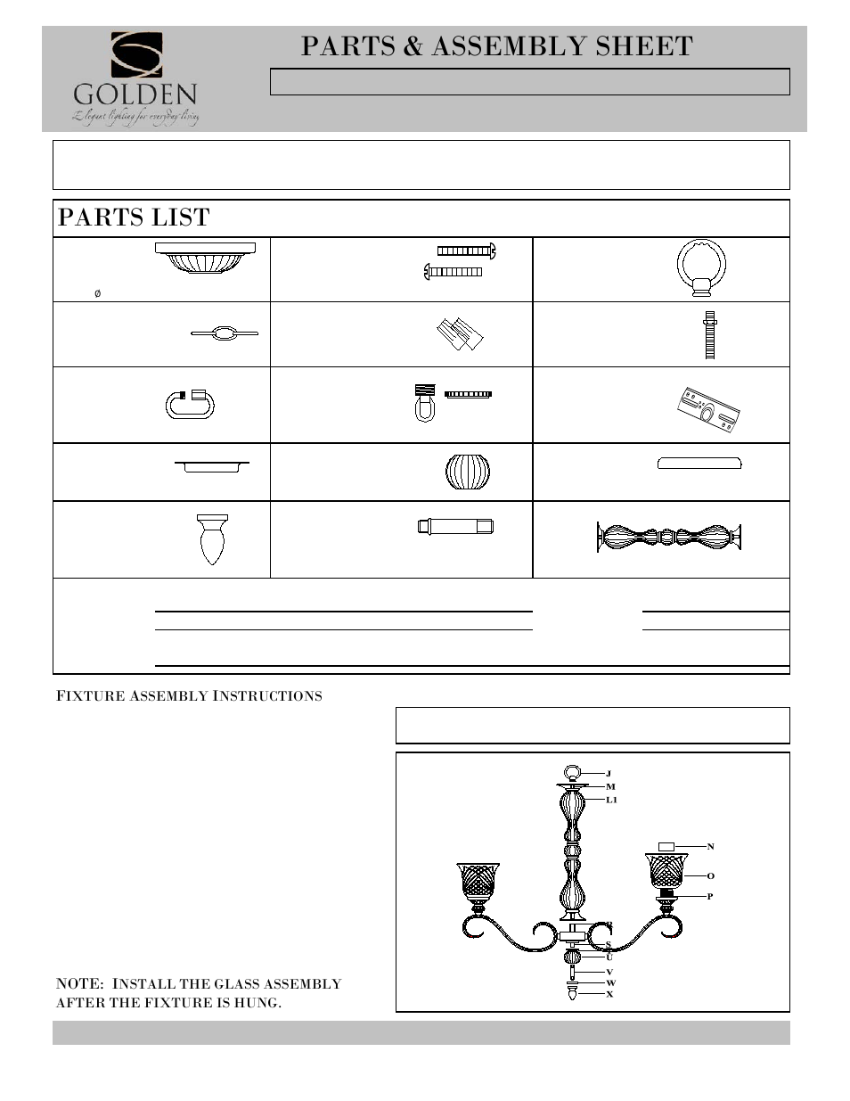 Golden Lighting 8118-6 PW User Manual | 3 pages