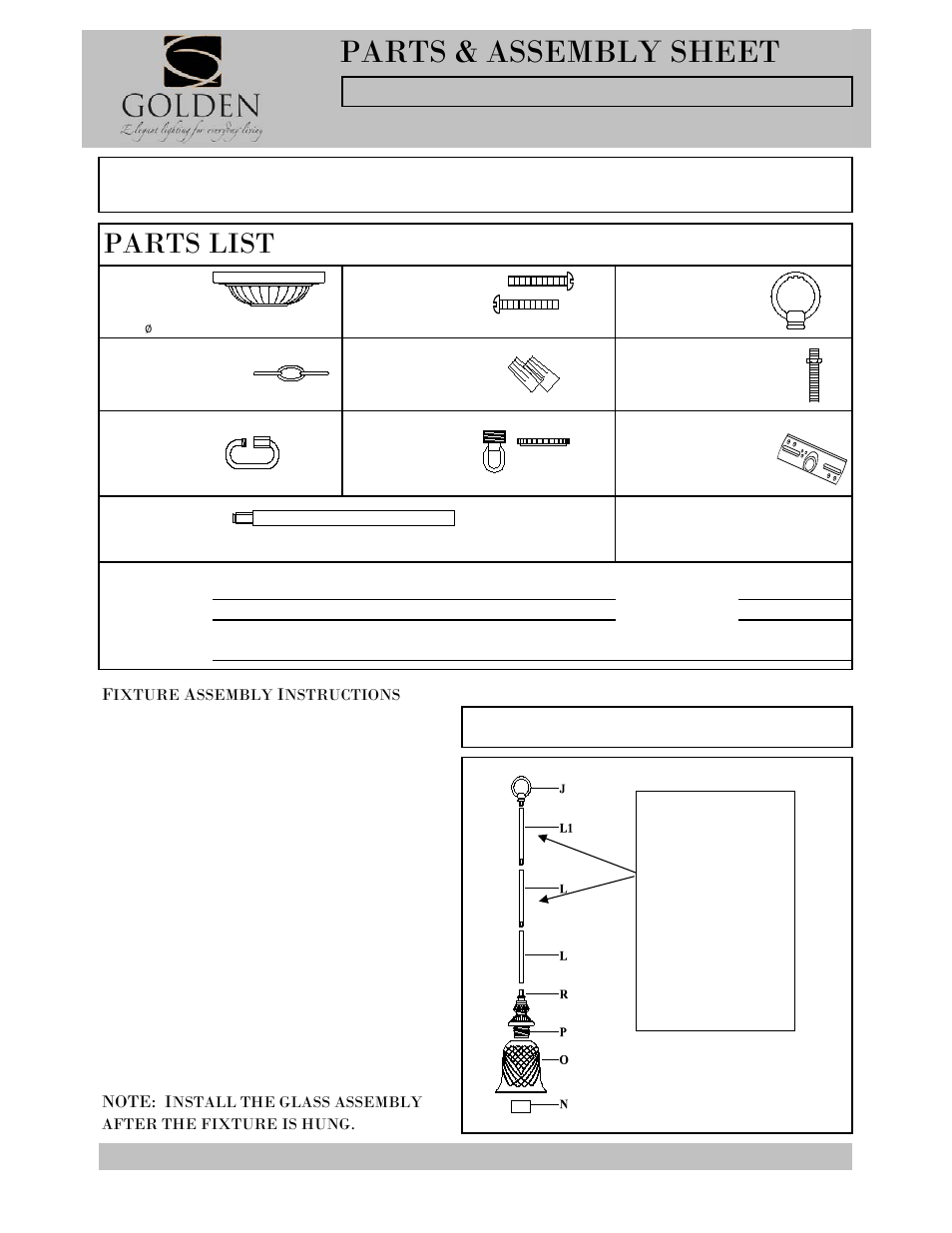 Golden Lighting 8118-M1L PW User Manual | 3 pages