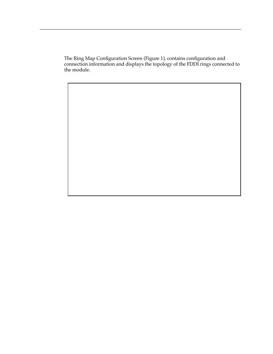 Ring map configuration screen | Cabletron Systems 9F426-03 User Manual | Page 5 / 14