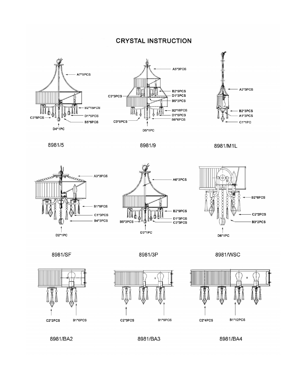 Golden Lighting 8981-BA2 BRI User Manual | Page 3 / 4