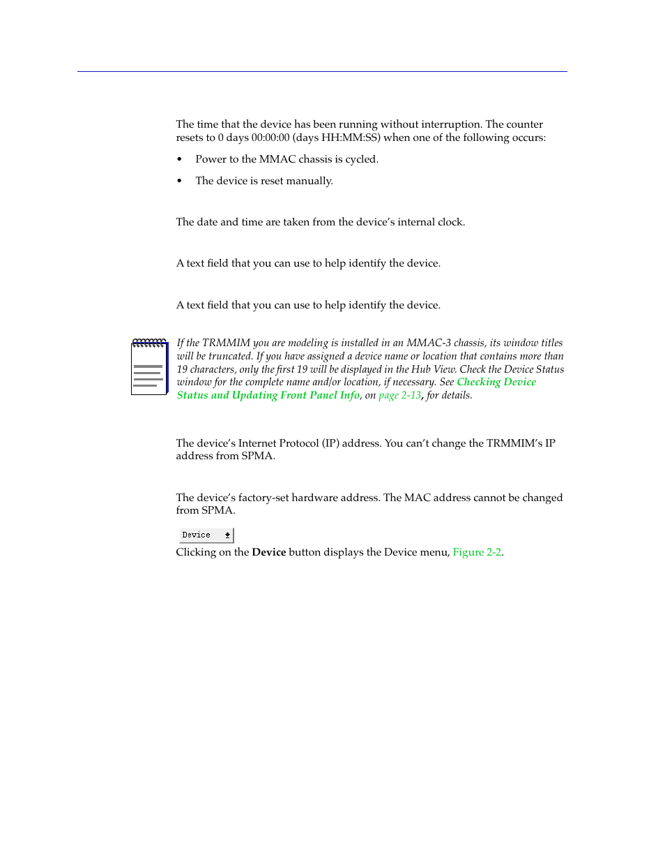 Cabletron Systems SPECTRUM TRMMIM User Manual | Page 20 / 120