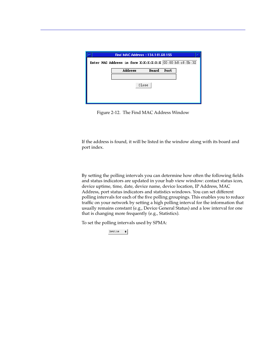 Setting the polling intervals, Setting the polling intervals -25 | Cabletron Systems SPECTRUM TRMMIM User Manual | Page 41 / 120