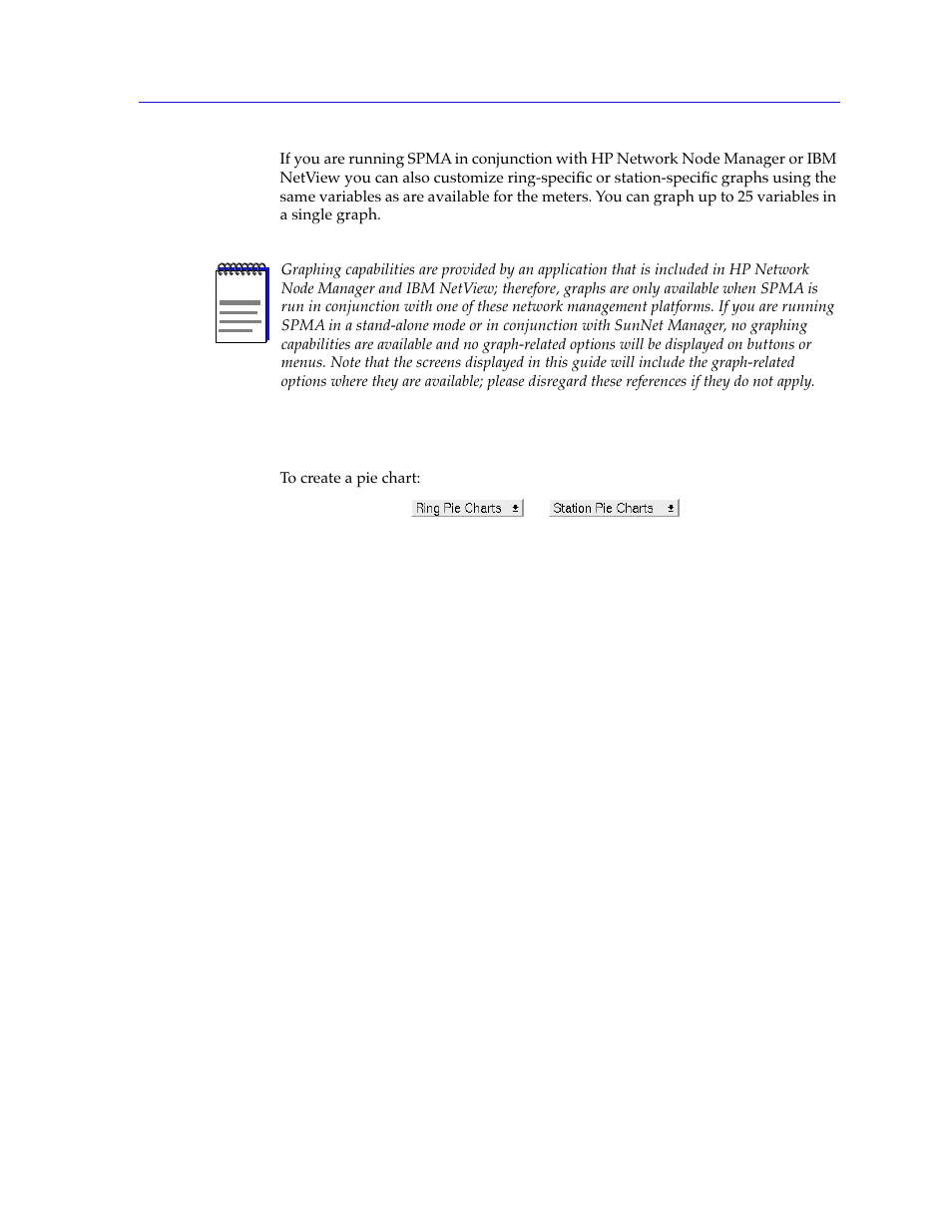 Creating a pie chart, Creating a pie chart -5 | Cabletron Systems SPECTRUM TRMMIM User Manual | Page 95 / 120