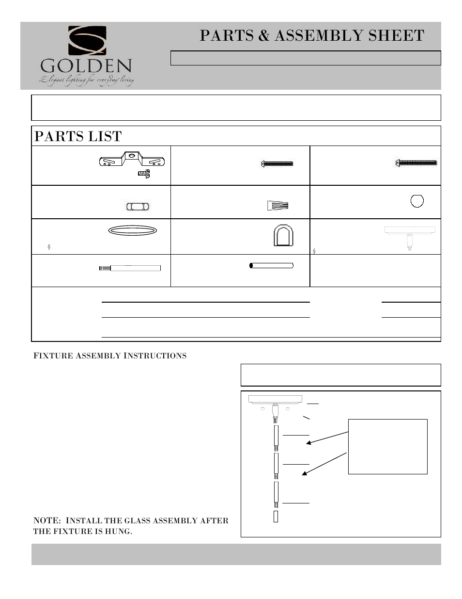 Golden Lighting 9363-5 GMT-OP User Manual | 3 pages